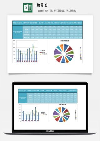 LMTK可视化图表模板Excel素材公司企业办公表格数据分析智能图表