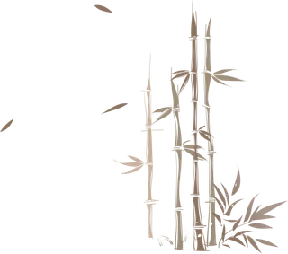 竹子水墨画中国风国画墨水书法竹子画