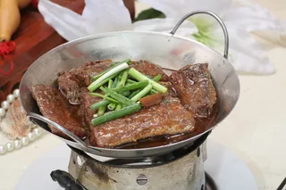 老咸菜焖带鱼 (2)