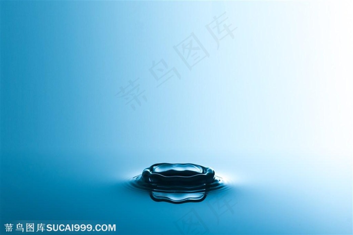 蓝色液滴背景