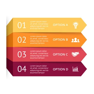 数据图表统计图形分析分类商务会议办公图标PSD模板素材