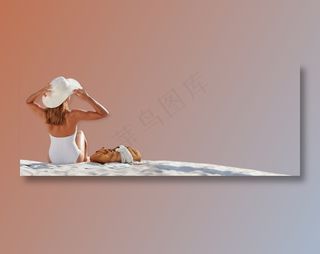 电商免抠海边沙滩元素实物摄影