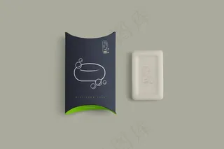 高端民宿酒店品牌VI智能贴图样机PSD设计模板