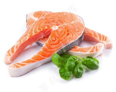 新鲜的三文鱼食物