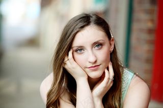 清新唯美可爱的女孩摄影图片