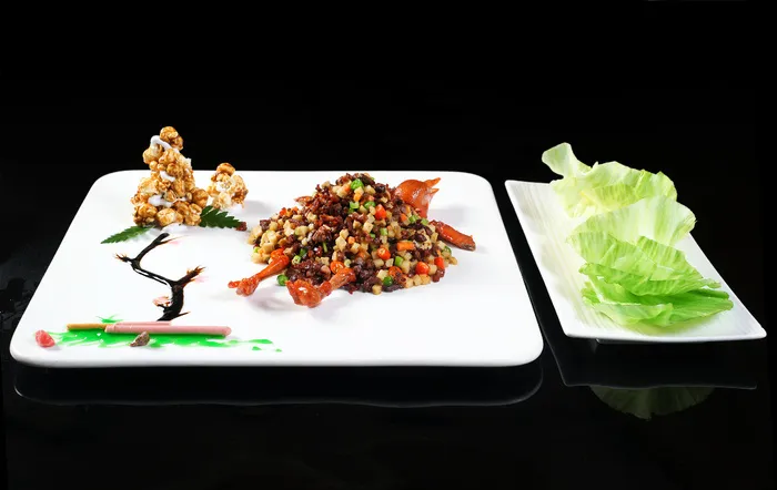 XCXC0261菜片乳鸽松