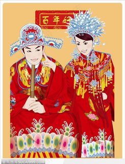 嬉戏的新婚夫妻-浓情蜜意的夫妻