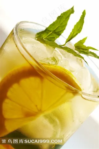 冰镇柠檬茶图片素材