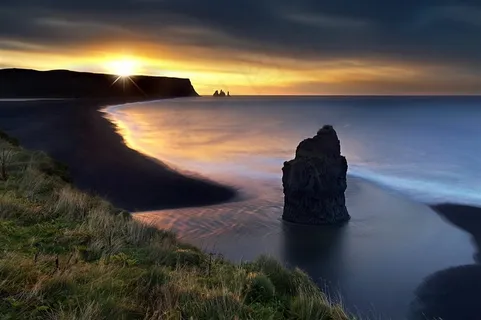 高清唯美日落海边风景图片