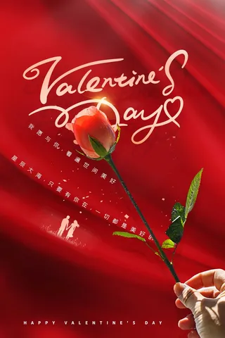 2.14情人节 情人节海报图片