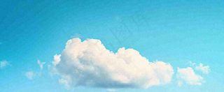 夏天蓝天白云天空