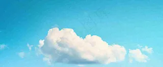 夏天蓝天白云天空