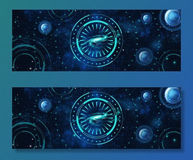 科技感星空智能背景