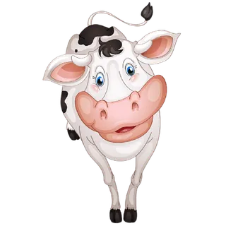 奶牛卡通现代农业