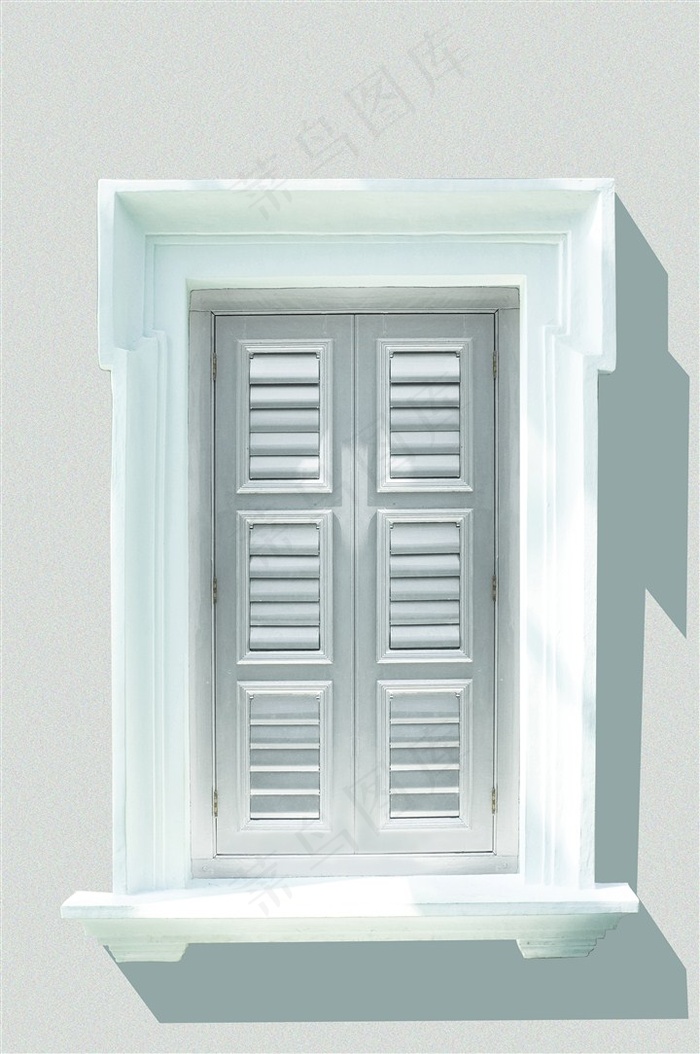 外形各异的窗户摄影