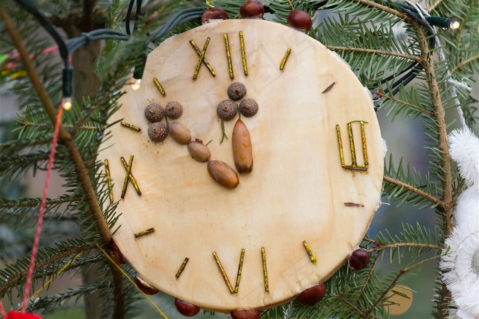 时钟系列 - 可爱的圣诞艺术时钟