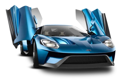 透明跑车素材小车汽车免扣素材PNG