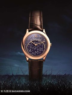 皮质手表摄影素材