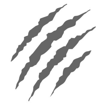 爪子抓痕 PNG免抠(350x350)