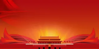 国庆节高清背景图片素材建军建党PSD分层设计底图展板banner模版