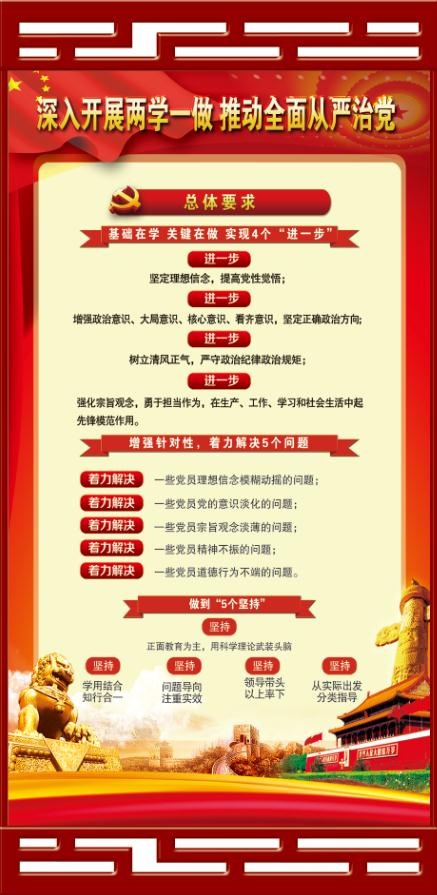 全面从严治党psd模版下载