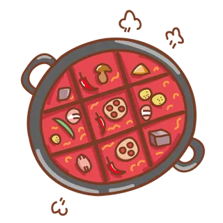 九宫格火锅免抠图标