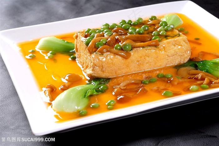 宫廷素膳中华美食摄影图