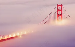 高清高速天桥风景画