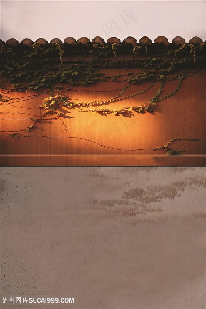 复古墙面木纹背景