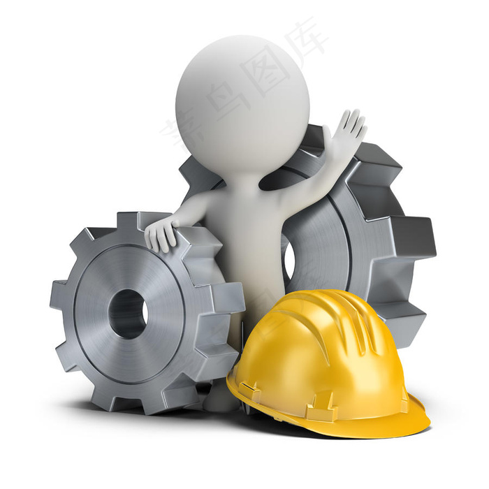 讲究品质的3d小人设计高清图