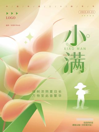 小满 传统节气海报