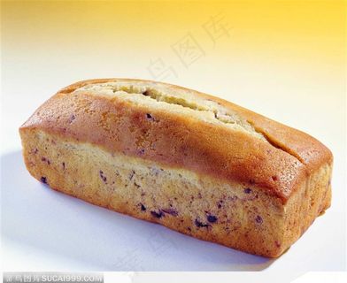 西方小吃-蓝莓枕头面包