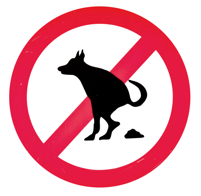 禁止狗大便