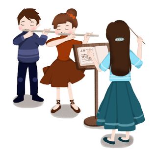 少儿兴趣班手绘乐器