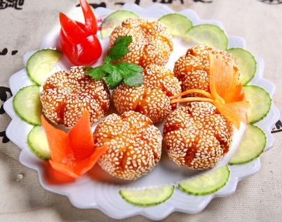 37  南瓜饼-香辣虾