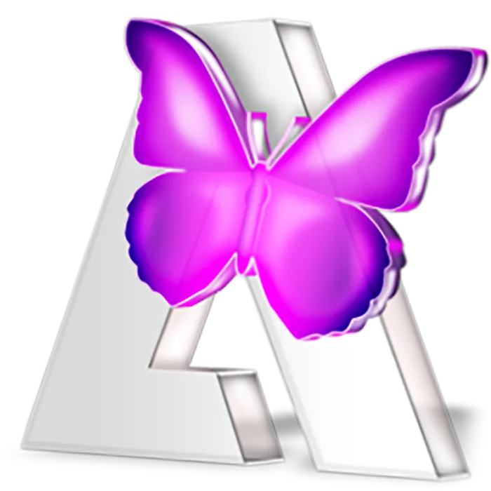 蝴蝶字母A