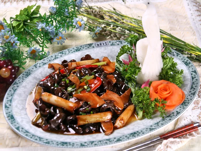 41  灵菇烧玉参-正定江苏饭店(2006)