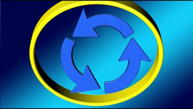 戒指, 箭头, 圆圈, 方向, 对, 来形成, 重复, 电路