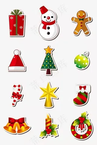 圣诞节图标元素