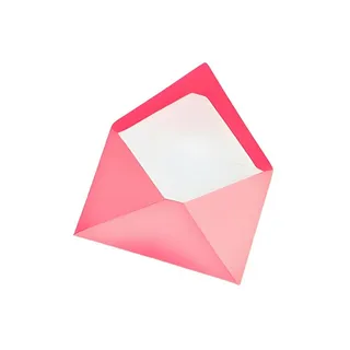 粉色信封免抠