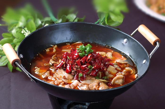 干锅美食焖锅湘菜麻辣香辣纸锅干锅鸭脯