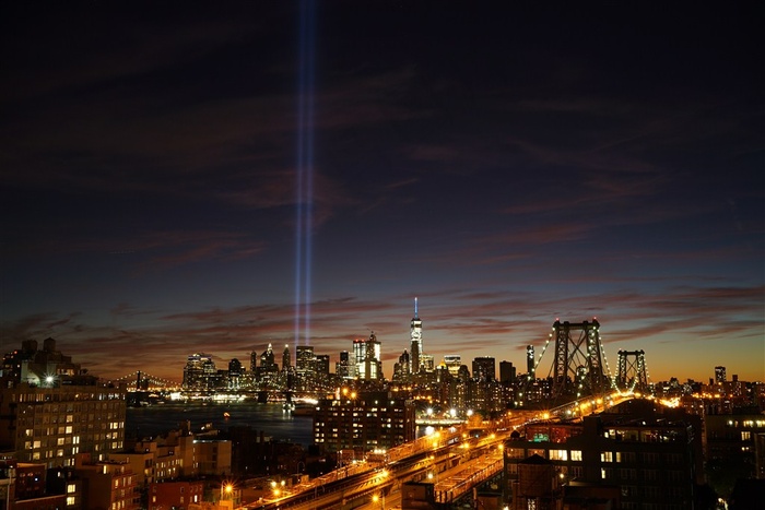 美国纽约城市夜景