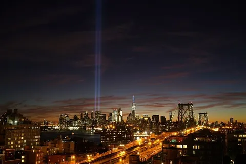 美国纽约城市夜景