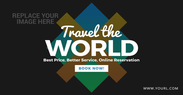 设计广告销售旅游横幅素材