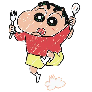 蜡笔小新可爱动画人物免扣素材