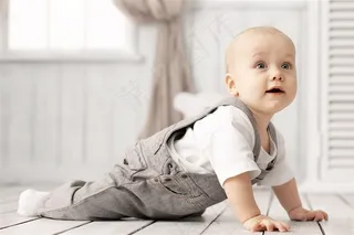 可爱的婴儿写真素材