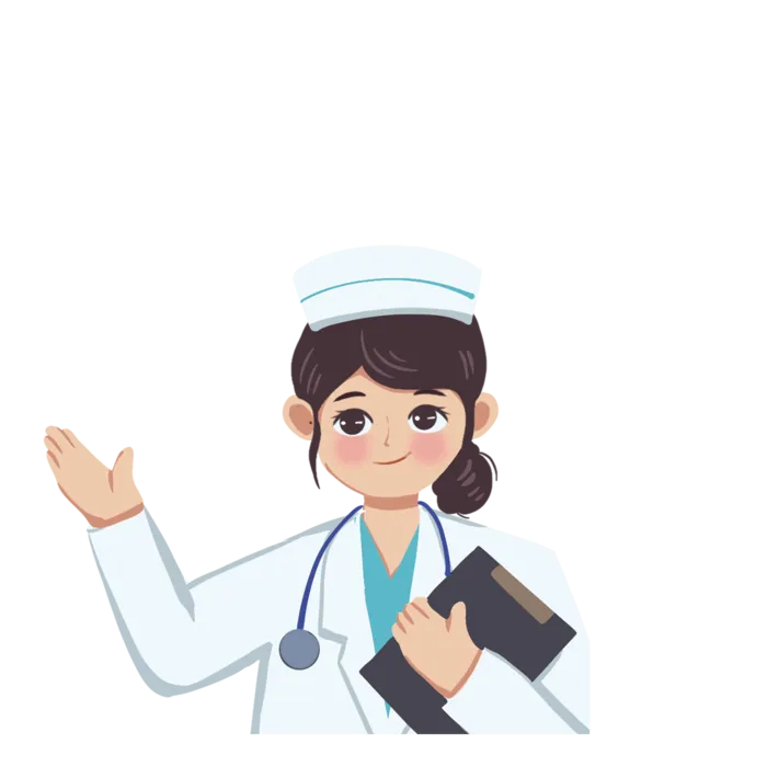 女护士医生卡通造型