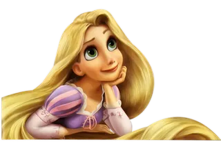 长发女孩卡通简笔