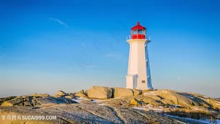 海岛灯塔 壁纸
