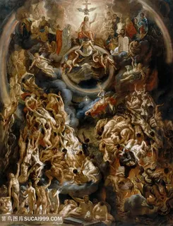 乔登斯油画耶稣主赐福